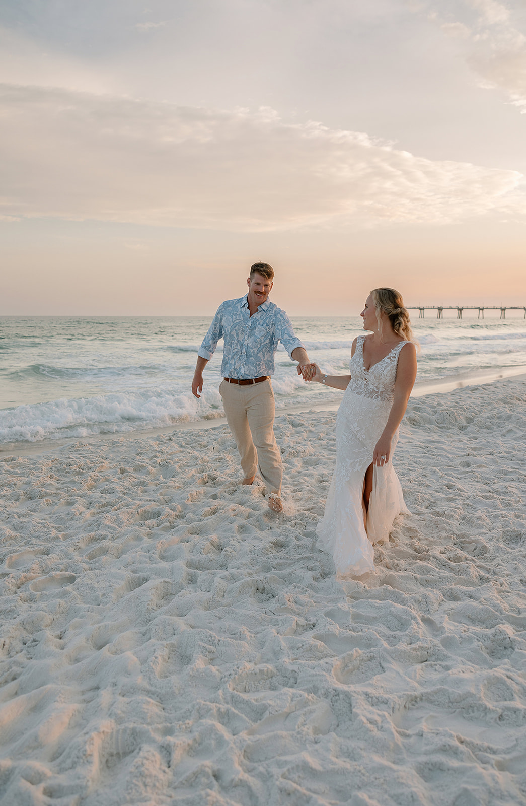 Tropical Beach Wedding | Fort Walton Beach, FL -  mathildalouisephotography.com